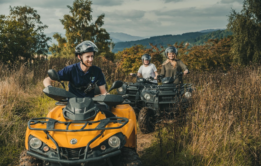 Quad biking