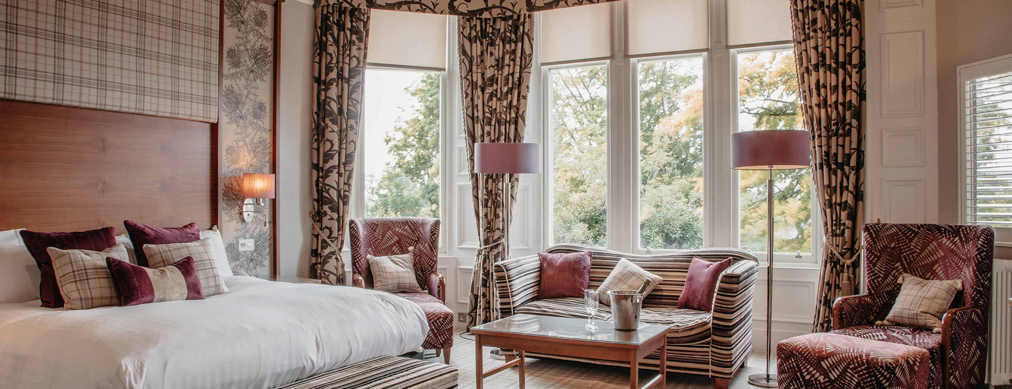 Bedroom at Crieff Hydro Hotel